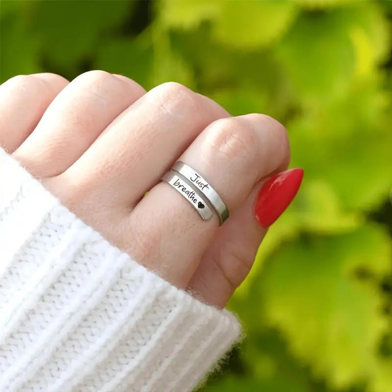 Silver Spiral Heart Ring - H3NRY’S WORLD