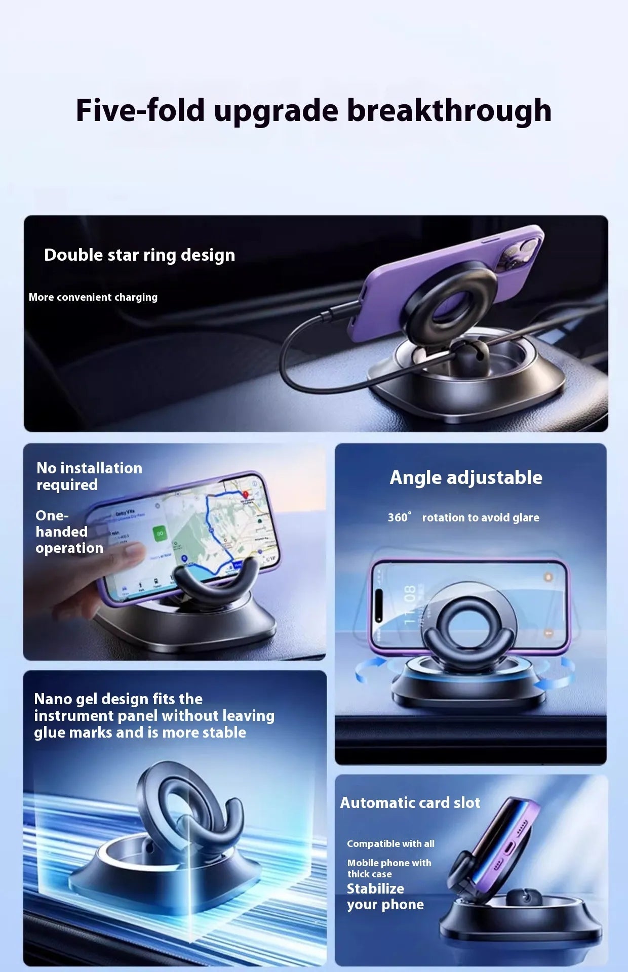 Adjustable Car Mount Magnetic Phone Holder - H3NRY’S WORLD