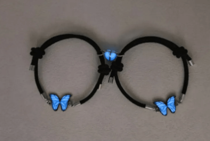 Blue Luminous Smart Butterfly Necklace - H3NRY’S WORLD