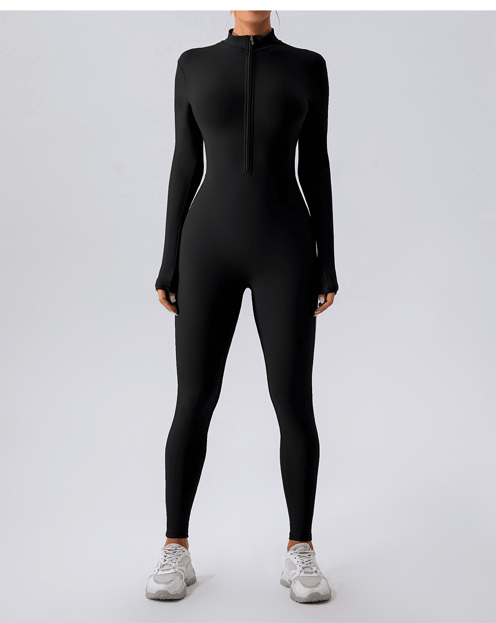 Fleece - Lined Yoga Jumpsuit - H3NRY’S WORLD