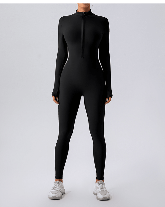 Fleece - Lined Yoga Jumpsuit - H3NRY’S WORLD
