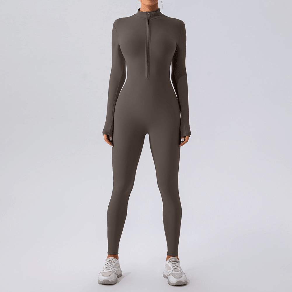 Fleece - Lined Yoga Jumpsuit - H3NRY’S WORLD
