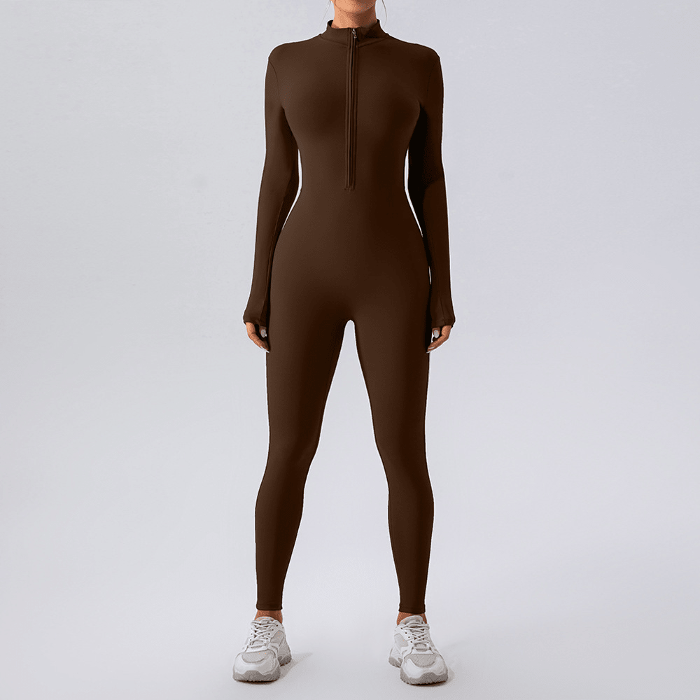 Fleece - Lined Yoga Jumpsuit - H3NRY’S WORLD