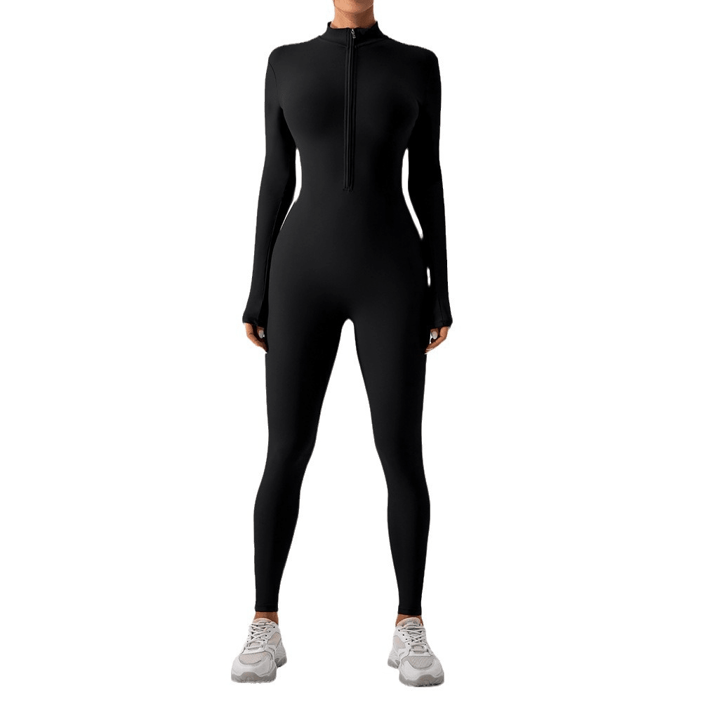 Fleece - Lined Yoga Jumpsuit - H3NRY’S WORLD