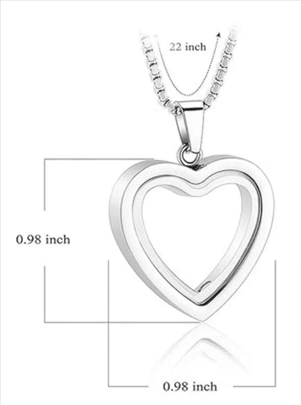 Heartfelt Remembrance: Stainless Steel Heart - Shaped Cremation Pendant - H3NRY’S WORLD