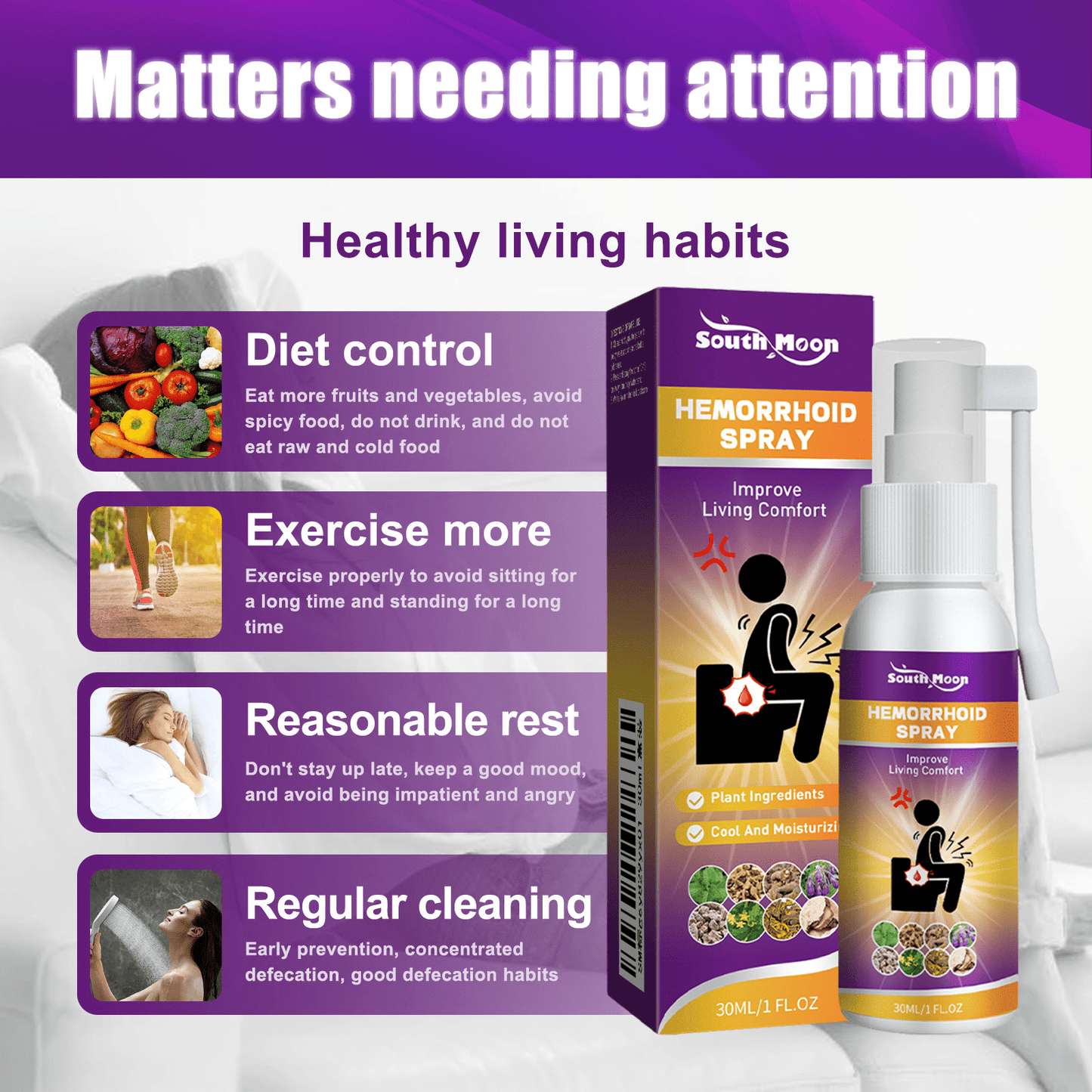 Herbal Hemorrhoid Relief Spray - H3NRY’S WORLD