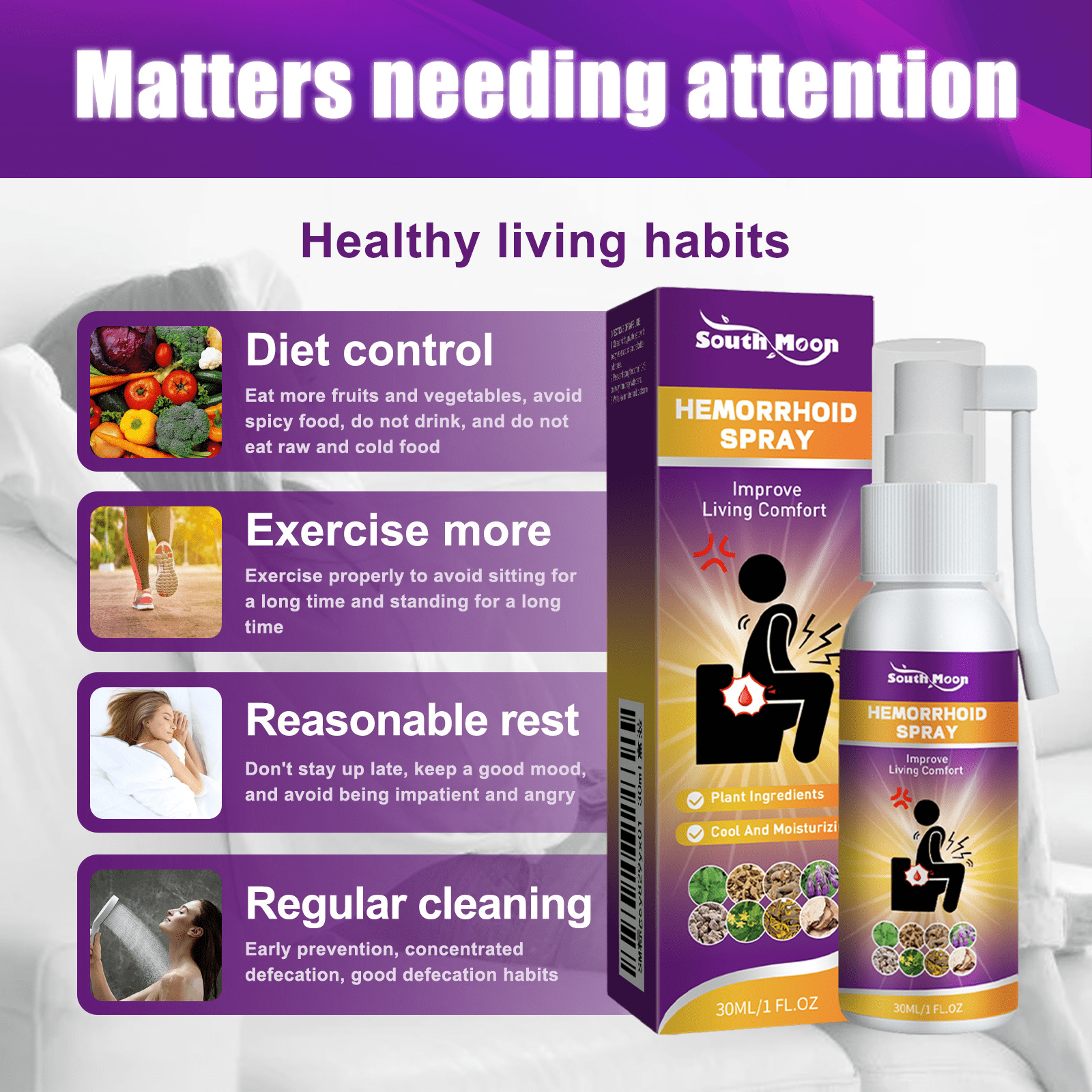 Herbal Hemorrhoid Relief Spray - H3NRY’S WORLD