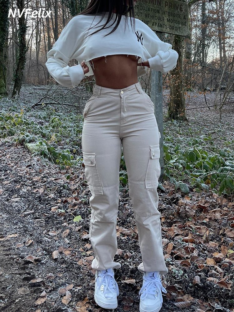 High Waist Cargo Pants Stylish - H3NRY’S WORLD