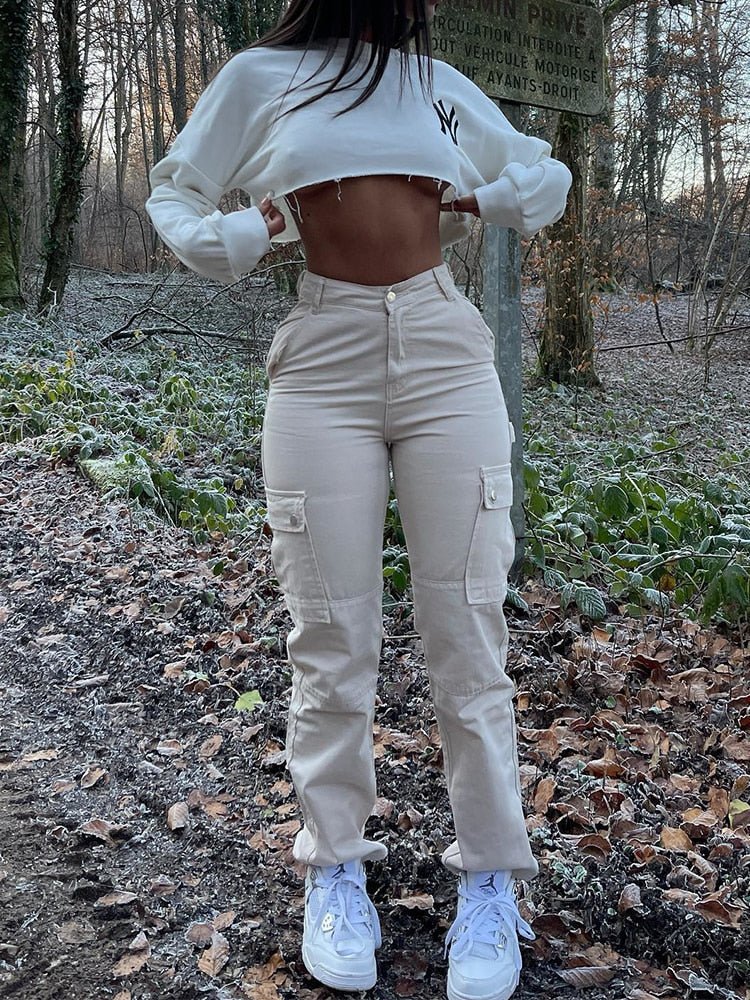 High Waist Cargo Pants Stylish - H3NRY’S WORLD