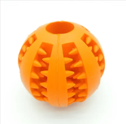 Interactive Rubber Slow Feeder Dog Ball - H3NRY’S WORLD