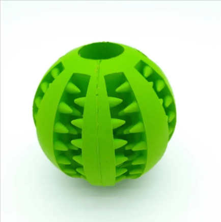 Interactive Rubber Slow Feeder Dog Ball - H3NRY’S WORLD
