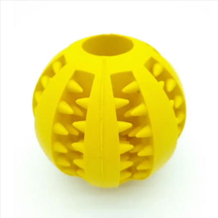 Interactive Rubber Slow Feeder Dog Ball - H3NRY’S WORLD