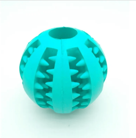 Interactive Rubber Slow Feeder Dog Ball - H3NRY’S WORLD