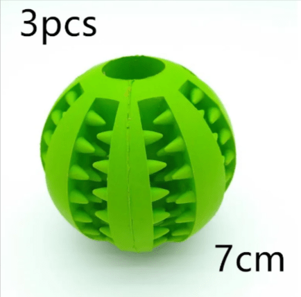Interactive Rubber Slow Feeder Dog Ball - H3NRY’S WORLD