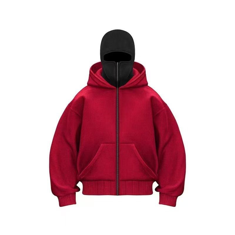 Men's Hooded Zip - Up Baseball Jacket - H3NRY’S WORLD