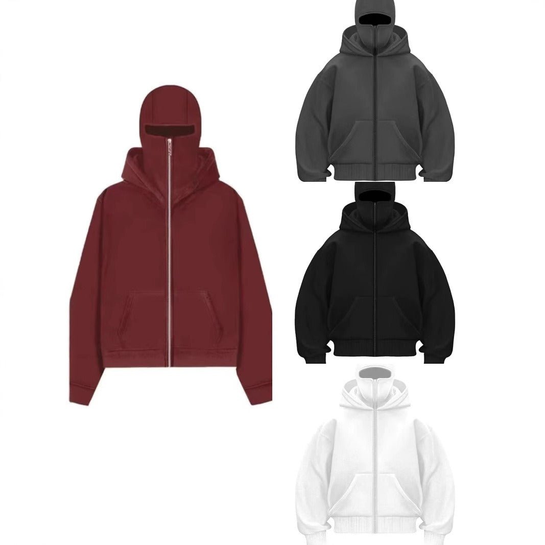Men's Hooded Zip - Up Baseball Jacket - H3NRY’S WORLD