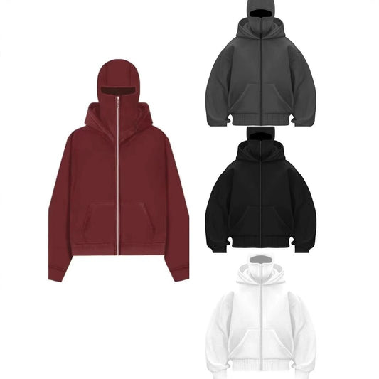 Men's Hooded Zip - Up Baseball Jacket - H3NRY’S WORLD