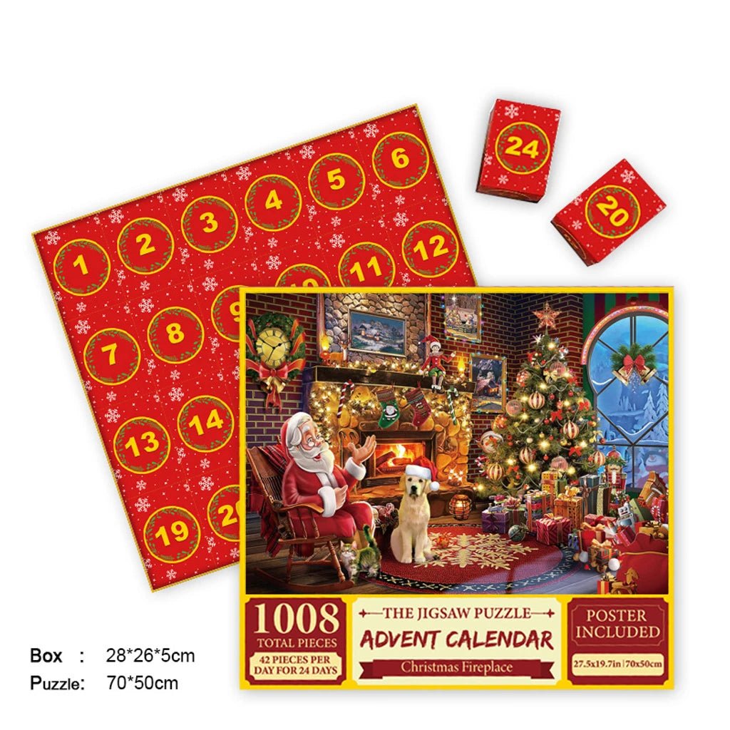 Merry Jigsaw Advent Calendar Puzzle - H3NRY’S WORLD