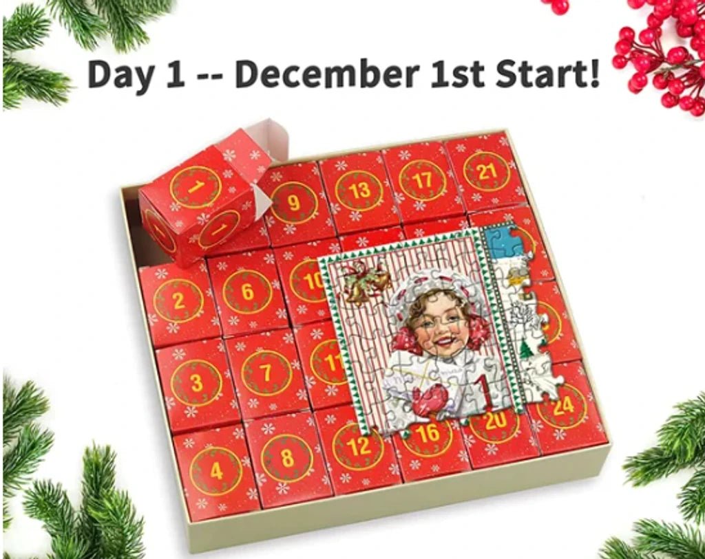 Merry Jigsaw Advent Calendar Puzzle - H3NRY’S WORLD