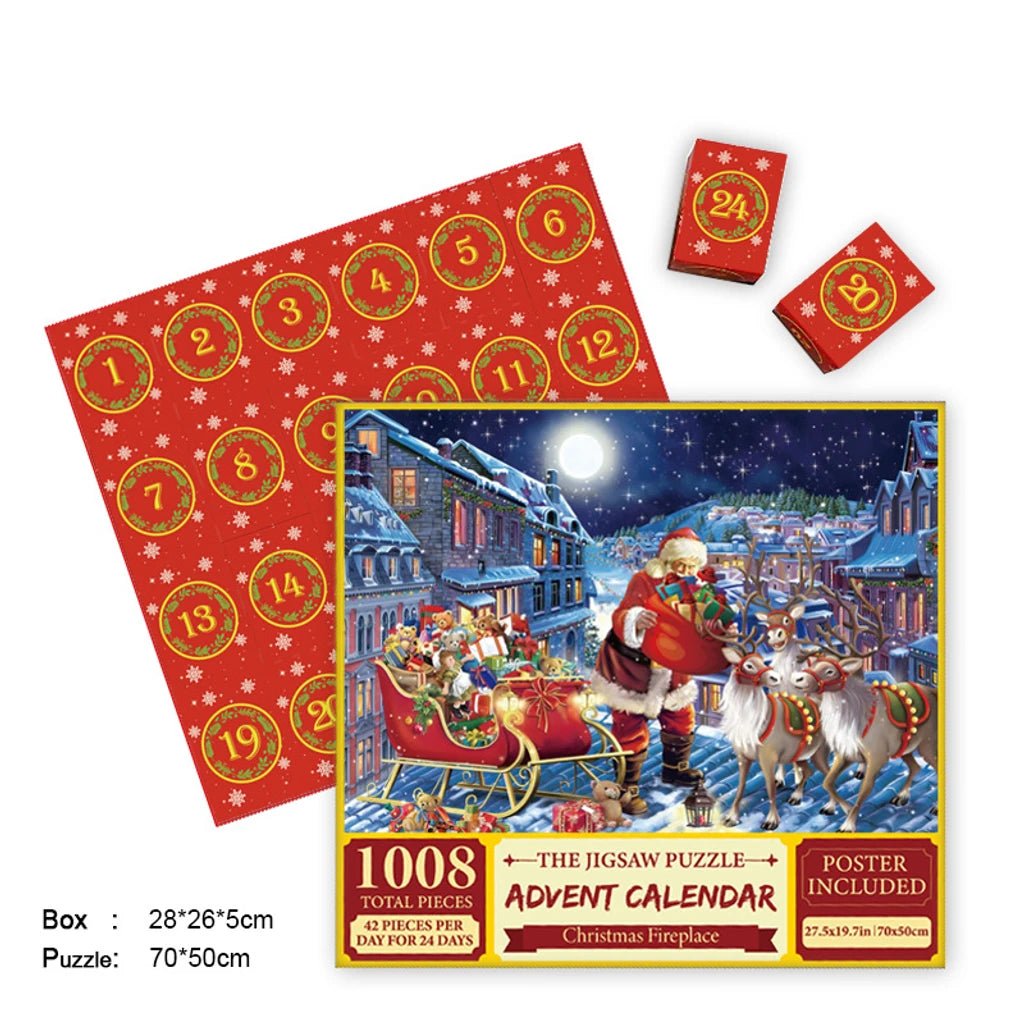 Merry Jigsaw Advent Calendar Puzzle - H3NRY’S WORLD