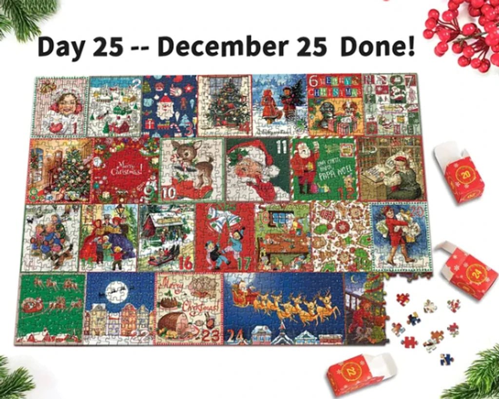 Merry Jigsaw Advent Calendar Puzzle - H3NRY’S WORLD