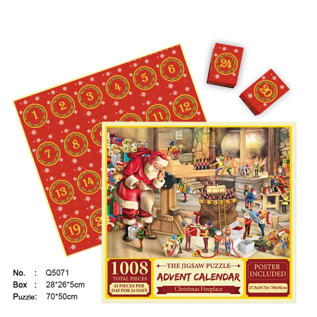 Merry Jigsaw Advent Calendar Puzzle - H3NRY’S WORLD