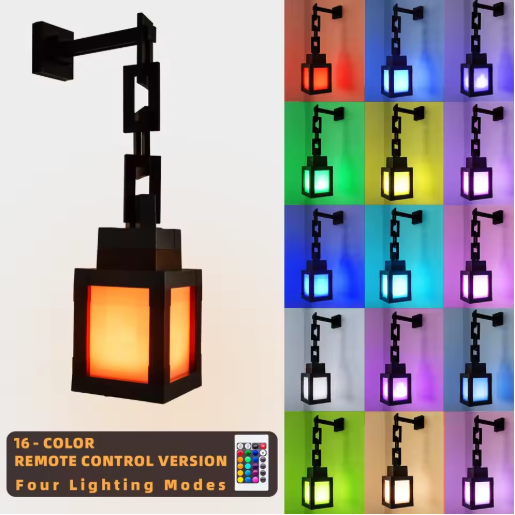 Pixel Style RGB Lantern Light - H3NRY’S WORLD