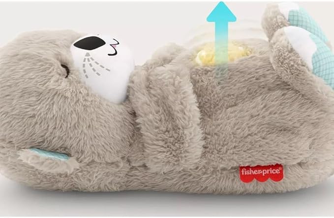 Sound Machine Soothe 'n Snuggle Otter Portable Plush Baby Toy with Sensory Details Music Lights & Rhythmic Breathing Motion - H3NRY’S WORLD