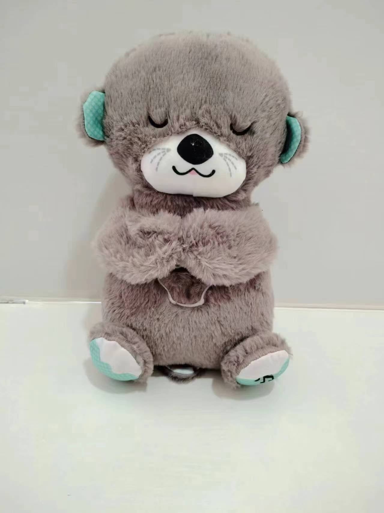 Sound Machine Soothe 'n Snuggle Otter Portable Plush Baby Toy with Sensory Details Music Lights & Rhythmic Breathing Motion - H3NRY’S WORLD