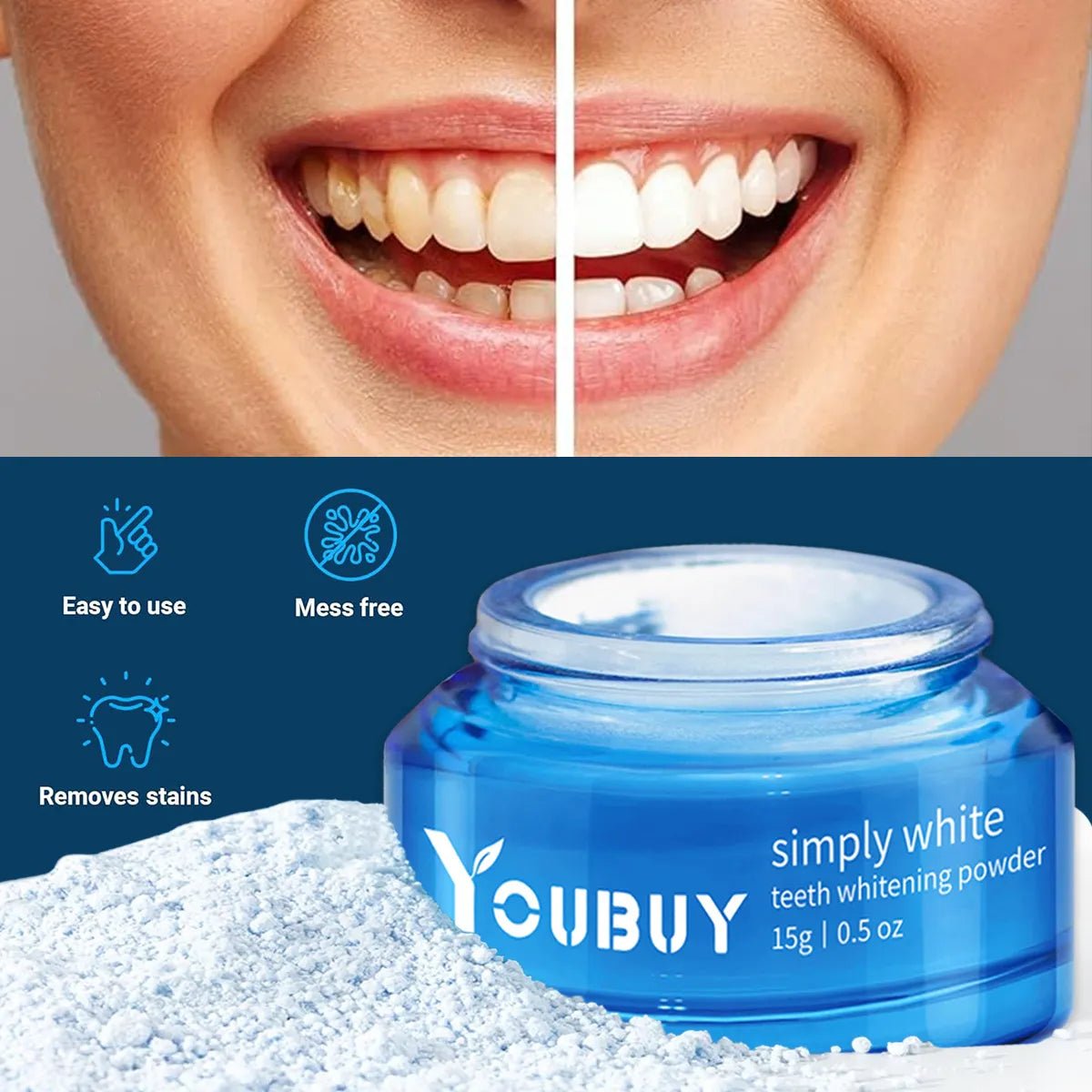 YOUBUY Teeth Whitening Brightening Powder - H3NRY’S WORLD